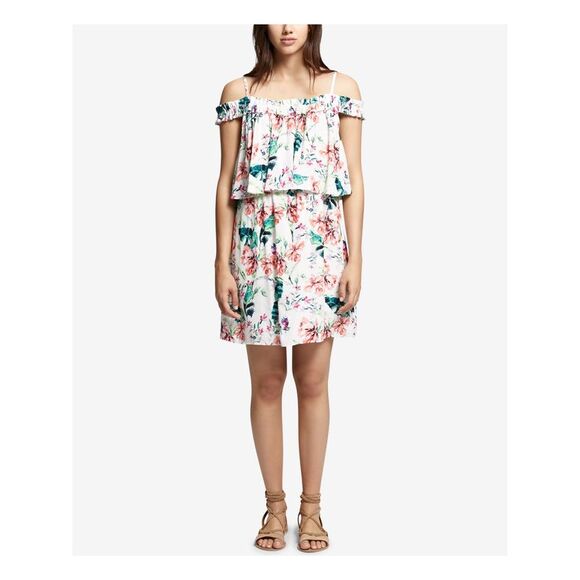 SANCTUARY Dresses & Skirts - SANCTUARY Womens Ivory  Popover Sleeveless Above The Knee Paneled Dress XL